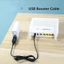 CP99 - (Cúp điện vẫn có wifi và mạng để chơi điện thoại) cáp nâng điện áp từ pin dự phòng 5V ra 12V 1.5A bộ định tuyến