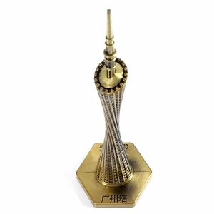 Mô hình tòa nhà Landmark Tháp Quảng Châu eo nhỏ Lưu niệm du lịch Đồ trang trí Đồ trang trí cho bạn bè nước ngoài 0424