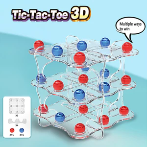 < Pluscloth > Trò chơi bảng cờ vua 3d dành cho trẻ em Người lớn Đồ chơi tư duy logic giáo dục Bàn cờ 3d rõ ràng 2 người chơi Trò chơi chiến lược Quà tặng ngày lễ hoàn hảo cho bé trai bé gái Trò chơi logic trẻ em