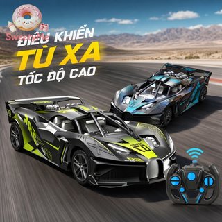 Điều Khiển Từ Xa Đua Xe Điện Đồ Chơi Trẻ Em Tốc Độ Cao Nhựa ABS Sạc Pin Quà Tặng
