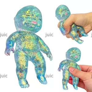 JUIC Sugar Baby Bóp, Đồ chơi bóp mềm lấp lánh, Giảm lo âu dễ thương Đồ chơi tăng chậm co giãn để làm quà tặng