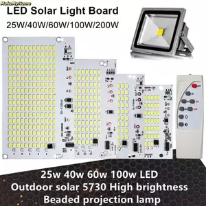 MAKEMYHOME 1 Bảng Điều Khiển Nguồn Sáng, Bảng Đèn Trắng SMD5730 Đèn LED, Độ Sáng Cao 25 / 40 / 60 / 100 / 250W Với Bộ Điều Khiển Từ Xa Đèn Pha Điều Khiển Từ Xa