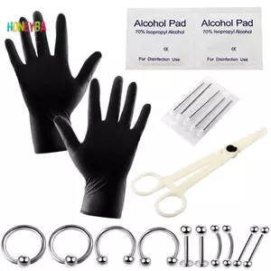 Dụng cụ xuyên cơ thể cho Belly Button, Lips, Eyebrows và Nose - Honeyba - 10 đến 20 cái/bộ