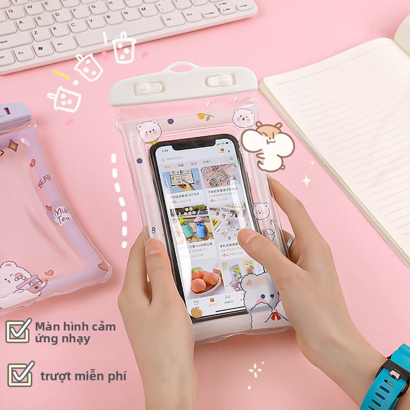Ốp điện thoại di động chống nước này có chức năng chống nước hoàn toàn, có thể bảo vệ thiết bị khi bơi lội, đi biển và đi mưa.