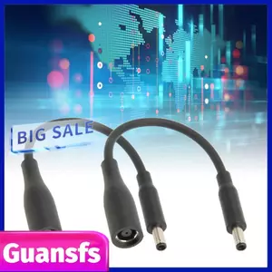 Guansfs Guansfs Wisoqu 4 Đầu Nguồn Laptop Cáp DC 7.4x5.0mm đến 4.5x3.0mm với Màu Đen Xuất Hiện Bộ Chuyển Đổi Di Động cho Wisoqu51neu6ism7