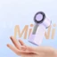 Quạt cầm tay cầm tay LACYESUK, Quạt cầm tay làm mát nhanh Luồng khí làm mát bằng đá Kích thước nhỏ gọn, Quạt làm mát cá nhân có thể sạc lại tích hợp cho 5V / 1A / 2000mAh