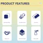 Tủ đông bằng silicon 100% Chất liệu silicon không chứa BPA cao cấp Thực phẩm Quản lý thừa hiệu quả
