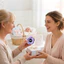 Bồn tắm sơ sinh Nhiệt kế an toàn Chất liệu không Bpa an toàn & Thiết kế viền mịn. Thời gian tắm bong bóng ấm áp