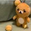 Spike Price Sáng Tạo Rilakkuma Mất Tai Búp Bê Hoạt Hình Sang Trọng Đồ Chơi Búp Bê Dễ Thương Rilakkuma Mặt Dây Chuyền Quà Tặng