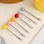 Bộ Dĩa Trái Cây Hình Kỳ Lân Xinh Xắn, Bộ Dĩa Cute, Set 6 Nĩa inox 304 Cứng Cáp Kèm