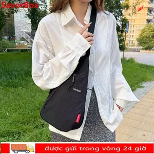 Túi đeo ngực Unisex SAVORBOX, Túi đeo chéo điện thoại thể thao Nylon, Túi đeo vai đa năng chống nước di động
