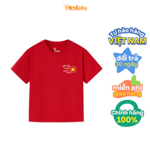Áo thun Việt Nam tay ngắn bé trai/bé gái Rabity 900.905