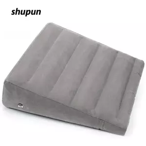 Gối nâng chân SHUPUN, Gối nêm hỗ trợ lưng di động, Đệm đầu gối bằng nhựa PVC tiện dụng thoải mái cho du lịch cắm trại khi ngủ