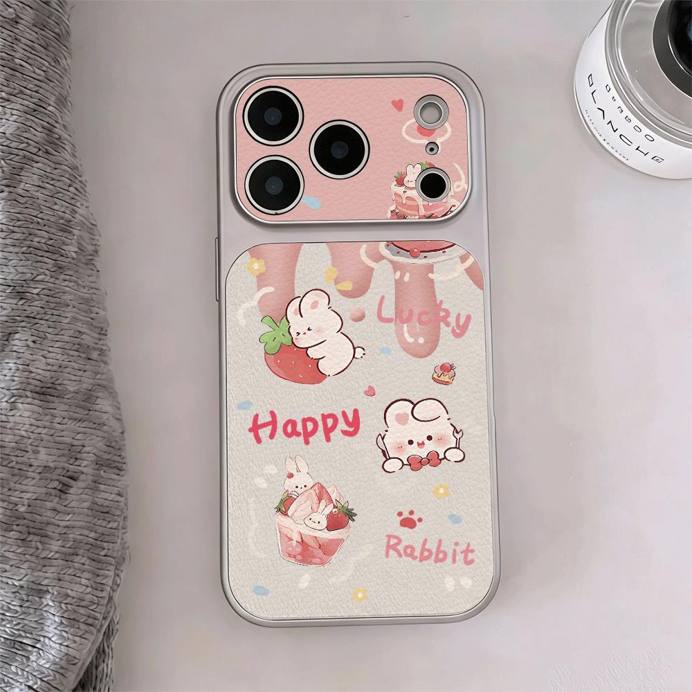 Bánh bột thỏ cho iPhone 17pro trường hợp iPhone 14/11/12pro giả vỏ cảm giác