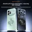 Ốp Lưng Cho Honor 600 Pro Mới Nâng Cấp Khung Ống Kính AF Mờ Kim Loại Mặt Sau 360° Ốp điện thoại chống rơi giá đỡ xoay