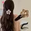 MJnmc Vintage Lớn Sang Trọng Hoa Kẹp Tóc Bé Gái Thanh Lịch Đuôi Ngựa Bím Vuốt Tóc Dubill Kẹp Bé Gái Mũ Đội Đầu Quà Tặng Mới