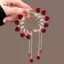 AqToCna Sel Camellia Vuốt Tóc Kẹp Thuốc Đầu Đuôi Ngựa Bule Kẹp Tóc Chuông Phong Lan Xoắn Tóc Ếch Bule Kẹp Tóc AqToCna
