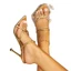 Giày Sandal Nữ Cao Gót Thời Trang Vàng Cao Gót Nữ Giày Stiletto Gót 1HAZ