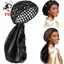 Dành cho Bonnet ngủ, Mũ quấn 2 trong 1 & Vỏ tóc xoăn có thể đảo ngược, để bảo vệ SilkPress & Braid, để tự nhiên, bện