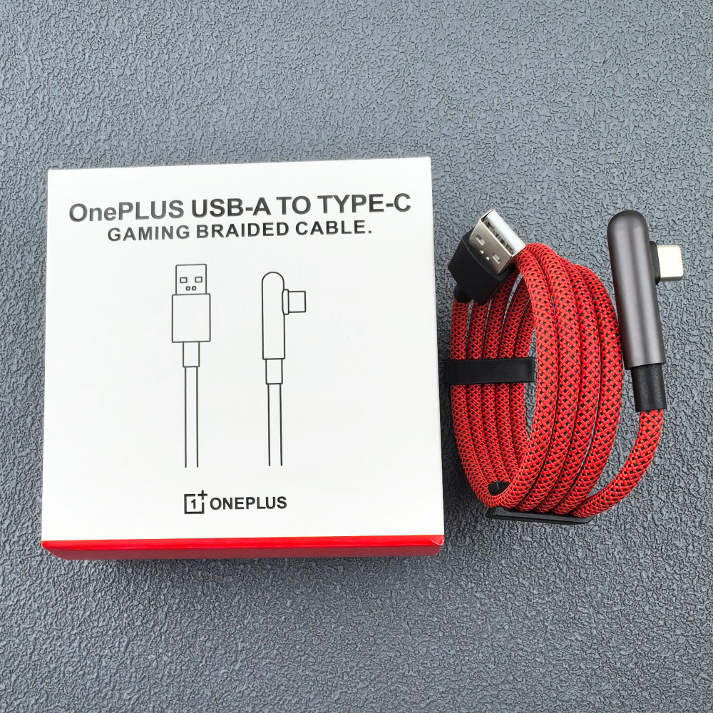 Cáp sạc nhanh 100W 80W Supervooc 10A cho Oneplus Ace 6 5 3 13 12 11 10T 9 8T Pro 90° Dây dữ liệu chơi game bện Khuỷu tay loại C