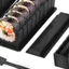 Linh hồn| Máy rửa chén Dụng cụ Sushi an toàn Khuôn Sushi cấp thực phẩm 10 chiếc Bộ làm Sushi Diy với 8 khuôn Pp cấp thực phẩm – Máy làm cuộn Sushi dễ dàng cho người mới bắt đầu Máy rửa chén an toàn cho gia đình