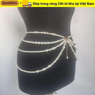 Dây thắt lưng ZENIHCO, Y2K Nhân vật chơi trang sức cơ thể, Phụ kiện cơ thể tua rua nhiều lớp thời trang dành cho nữ