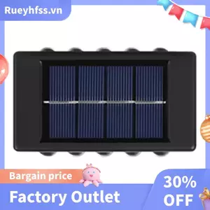 Đèn tường ngoài trời năng lượng mặt trời Đèn trang trí sân vườn chống nước Đèn lên xuống Đèn tường chống nước Máy giặt tường ngoài trời Đèn năng lượng mặt trời