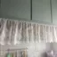XYLJJ14 Phong Cách Hàn Quốc Đục Lỗ Ren Ngắn Rèm Cà Phê Nửa Rèm Gạc Rèm Chống Bụi Nhà Bếp Phân Vùng Rèm Tủ Khối Ma Thuật
