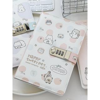 Giảm Giá Những Điều Dễ Thương Trang Màu Khóa Mật Khẩu Sách Ins Phong Cách Giá Trị Cao Sổ Tay Khóa Nhật Ký Hộp Quà Tặng Sổ Tay Chấm Dễ Thương Trang Màu Khóa Mật Khẩu Ins Gió Cao