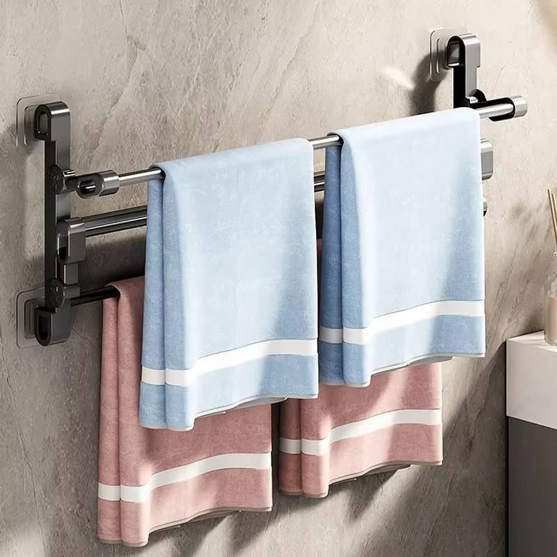 PNPIA- Giày treo tường đa chức năng Ra Thiết kế treo tường tiện lợi Khăn có thể gập lại bằng thép không gỉ Ra Thích hợp cho phòng tắm và nhà bếp.