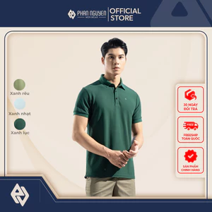 Áo polo nam trơn cộc tay cao cấp Phan Nguyễn màu sắc basic, dễ phối, form regular fit APC.202-204