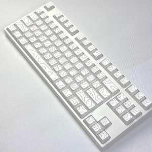 Exhila Bàn Phím Cơ Nâng Cấp Keycap Bộ 97 Key PBT Side Print Keycaps