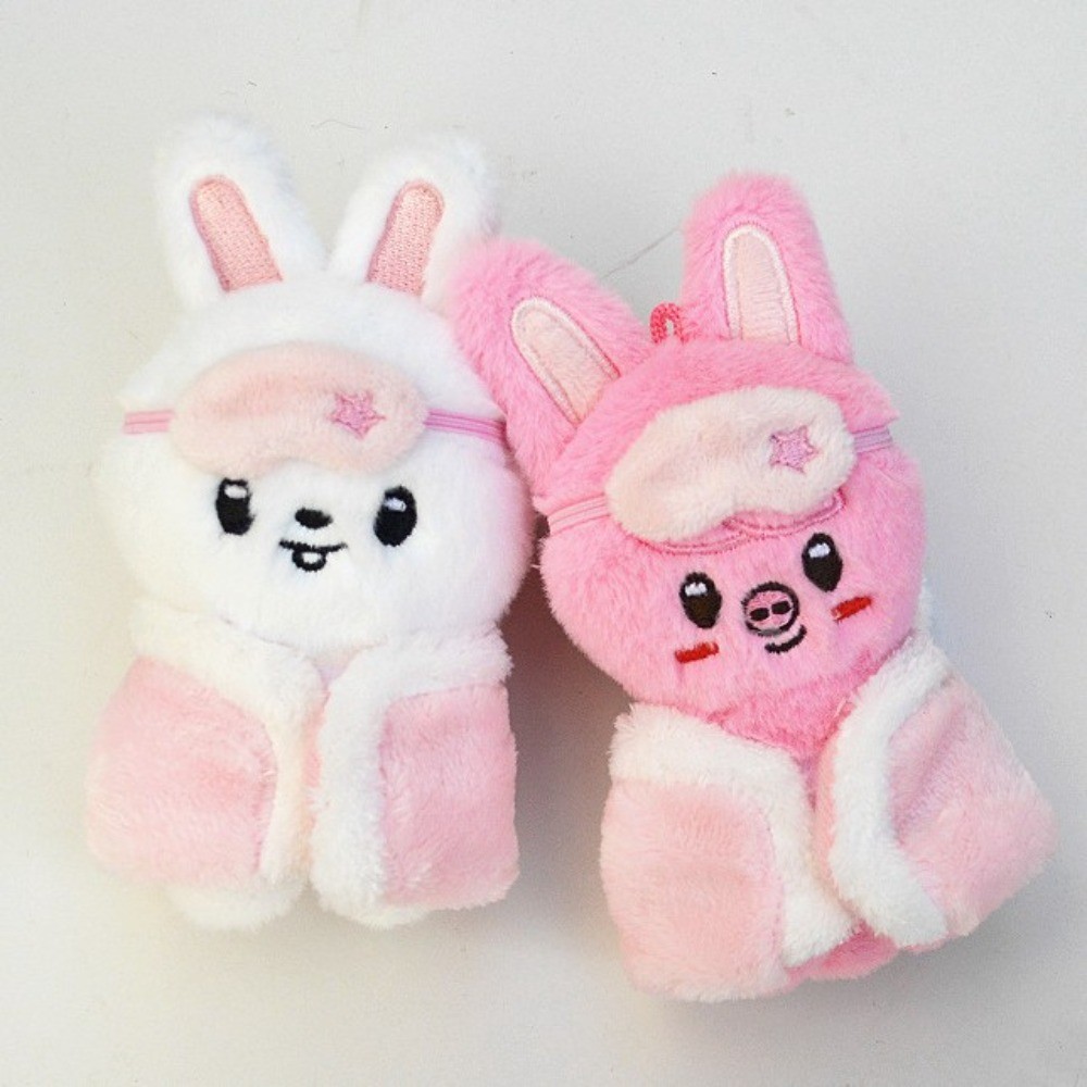Kpop Idol Stray Kids Búp bê sang trọng Móc khóa SKZOO 10cm Ver Pyjama búp bê