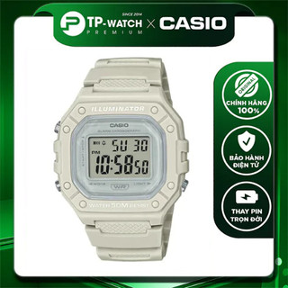 Đồng Hồ Unisex Dây Nhựa Casio  W-218HC-8A Pin 7 Năm W-218HC-8AVDF
