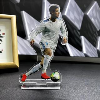 Cristiano Ronaldo Messi Football Star Craft Standing Brand Acrylic Humanoid Standing Plate Home Decoration Soccer Orn