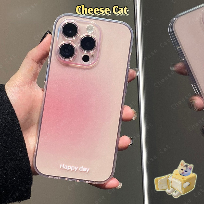 Ốp lưng iPhone màu gradient trong suốt TPU bảo vệ ống kính cho iPhone 16 15 14 13 12 11 17 Pro Max XR Xs 7Plus
