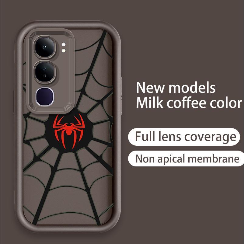 Ốp Lưng Cho VIVO Y19S Pro Y29 4G Hoạt Hình Silicon Mềm Ốp lưng TPU Spider Man Venom Thoáng Mát Mắt Thiên Thần Chống Sốc Ốp Lưng