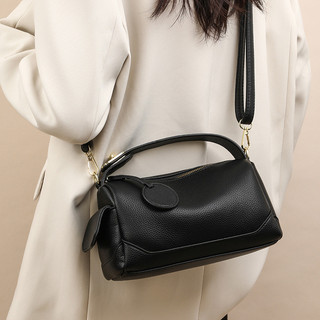 Túi đeo vai bằng da mềm đi lại Boston Crossbody Túi đeo vai dung tích lớn