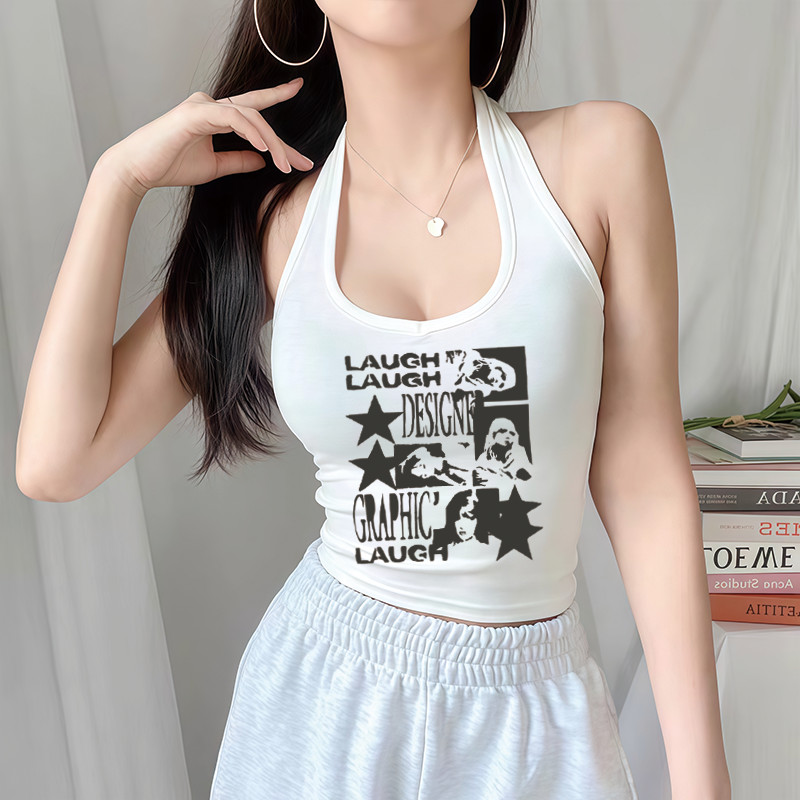 Áo Yếm Croptop Choàng Cổ Hở Lưng Ôm Body Nữ | Áo Thun | Cotton Thun Mềm Co Giãn | Tôn Dáng Gợi Cảm Sexy Siêu Hot Mới#01