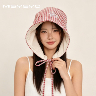 MISMEMO Kẻ Sọc Nón Nữ Phong Cách Hàn Quốc Phù Hợp Với Ngọt Ngào Dễ Thương Mũ Nồi Chống Nắng Mũ Che Nắng