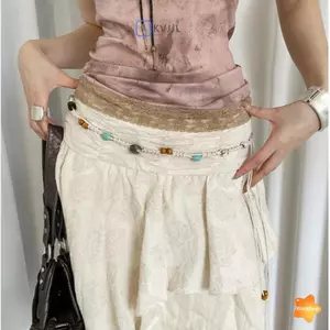 Dây Thắt Lưng Hand-Woven Bohemian Cho Nữ, Phù Hợp Với Váy Jean