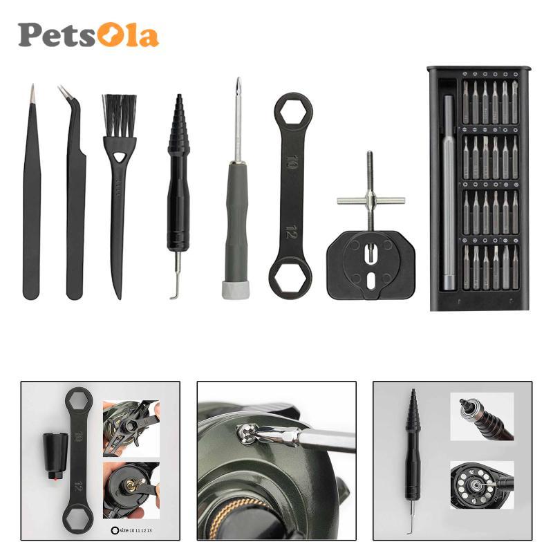 Bộ phận sửa chữa máy câu cá đa năng bằng thép không gỉ, phù hợp cho tay cầm và cuộn