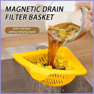 Góc Bồn Rửa Giỏ Thoát Nước Từ Tính Giá Để Đồ Nhà Bếp Bồn Rửa Thoát Nước Lọc Giỏ Đựng Rác Thực Phẩm Chất Thải mueadsyvn