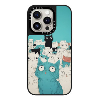 CASENEAL Little Fish Cat Vỏ Điện Thoại Gương Chất Lượng Cao Thích Hợp Cho iPhone 17ProMax 17pro 17 air 16promax 16 15promax 15 14promax 13 13promax Ốp Lưng Cứng Chống Rơi Thời Trang