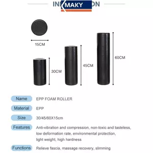 MAKY Foam Roller 3 Kích Thước 30/45/60cm - Thiết Bị Tập Thể Dục & Massage