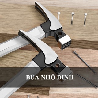 Búa đóng đinh nguyên khối búa sừng dê có từ tính mạnh khe cắm đinh chuyên đóng nhổ