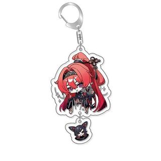 Gantungan Kunci Wuthering Waves Akrilik Transparan Keychain Changli Gift Souvenir Hadiah Anime Kado Ganci Yinlin