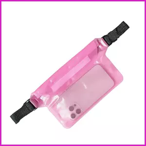 Điện thoại chống nước Fanny Pack Túi thắt lưng Túi đựng điện thoại chống nước Phụ kiện bãi biển Dung tích cao 3 lớp lyuvn chống nước