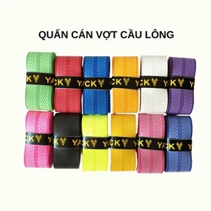 Combo 3 Quấn cán vợt cầu lông, Pickleball da PU đa sắc mầu êm ái và thấm hút mồ hôi