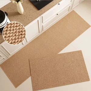 Bộ 2 Thảm Bếp Sợi Dệt Cao Cấp Hút Nước Hút Dầu, Thảm Trải Sàn Chùi Chân Nhà Bếp Chống Trượt